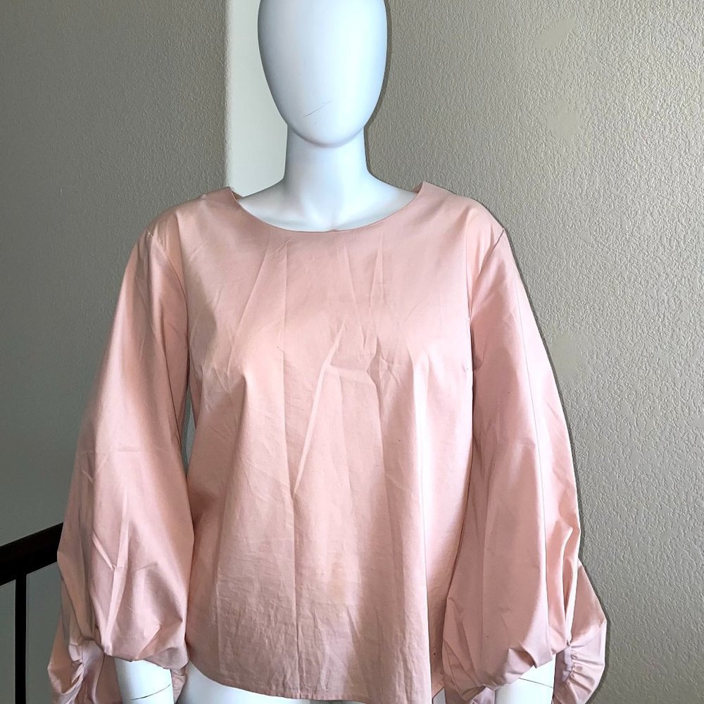 Blush pink blouse